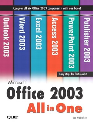 cover image of Microsoft Office 2003 All-in-One